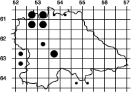 mapa vskytu